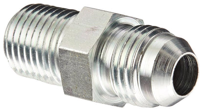 Carbon Steel SAE 37-Degree (JIC) Flare-Twin Fitting, Adapter, 1/4" NPT M