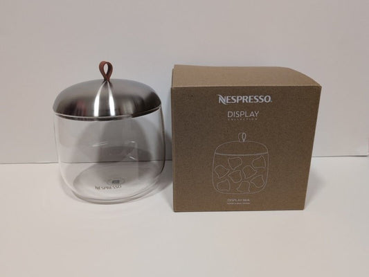 Nespresso Display Collection Mia Glass Capsule Container Dispenser Pods