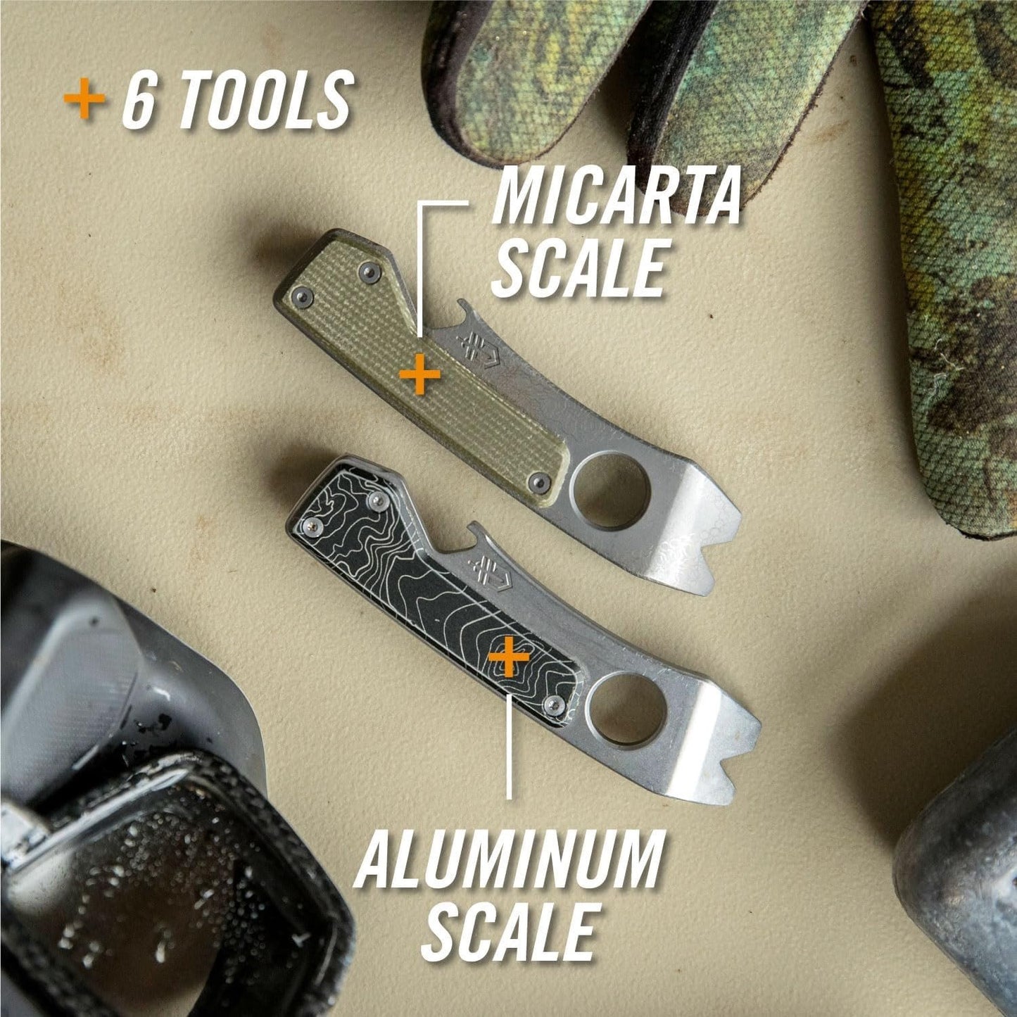 Gerber Chonk Multitool Pry Bar Stainless Steel, Green Micarta