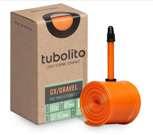 Tubolito CX/Gravel TPU Inner Tube 700c x 32-50mm, 42 mm Presta Valve | Light, St