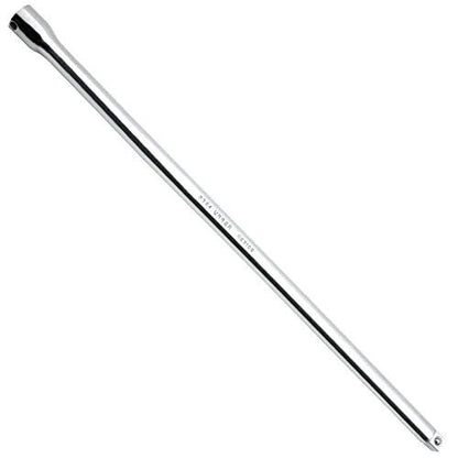 URREA Socket Wrench Extension - 3/8" Drive 18-Inch Ratchet Extender with Drop Forged Construction & Nickel-Chrome Finish - 5263