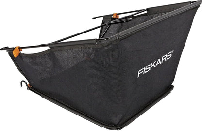 Fiskars StaySharp Grass Catcher, Capacity: 18 litres, Black/Orange, 1000592