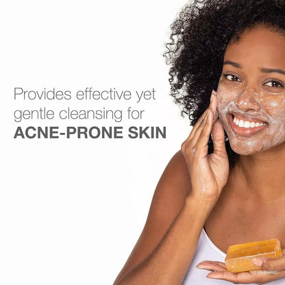 Neutrogena Transparent Facial Bar- Acne-Prone Skin Formula Soap 3.5oz:2 Pack NEW