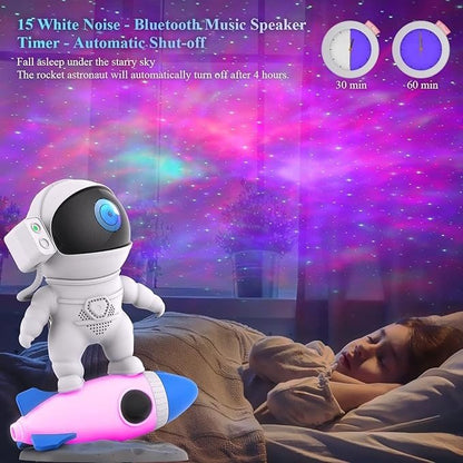 Astronaut Galaxy Projector, Rocket Star Nebula Projector