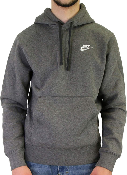 Nike Men'S Hoodie  Charcoal Heather/Anthracite/White Size Medium