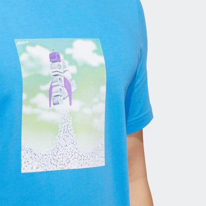 Adidas Boost Rocket Graphic Tee Men'S 3XLT