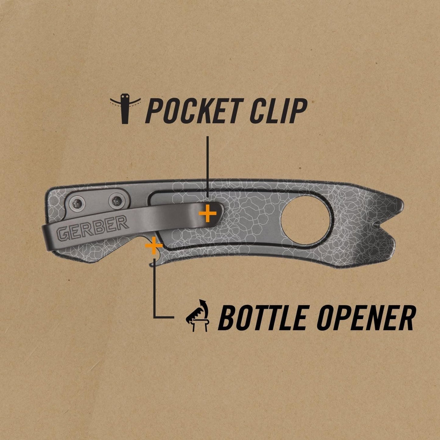 Gerber Chonk Multitool Pry Bar Stainless Steel, Green Micarta