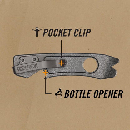 Gerber Chonk Multitool Pry Bar Stainless Steel, Green Micarta