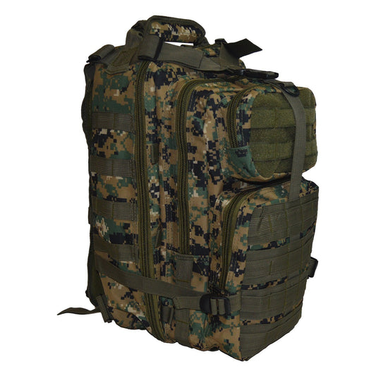 EXPLORER Tactical 72 Hours Combat Rucksack 17 Inch Backpack-Woodland Digital