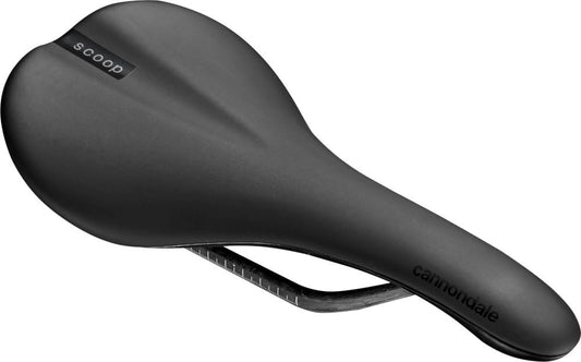 FABRIC SCOOP C SHALLOW SADDLE CARBON SHALLOW RACE SADDLE 142mm BLACK/BLACK