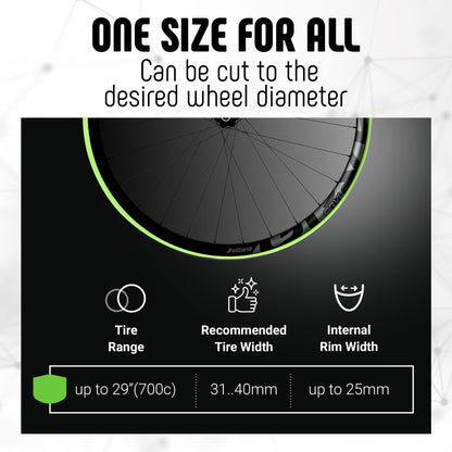 Vittoria Air-Liner Gravel Insert for Tubeless-Ready Bike Tires, Compatible with Any Wheel Size Up to 29", One Size