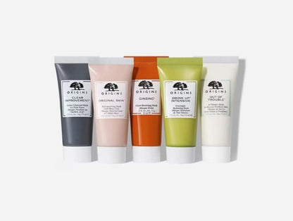 Origins Gifts for Me-Time Five Mini Masking Essentials, 5-Piece Travel-Size  Set