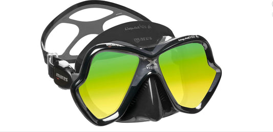 MARES Unisex Adult X-Vision Ultra Liquidskin Comfortable Scuba Diving Two Window